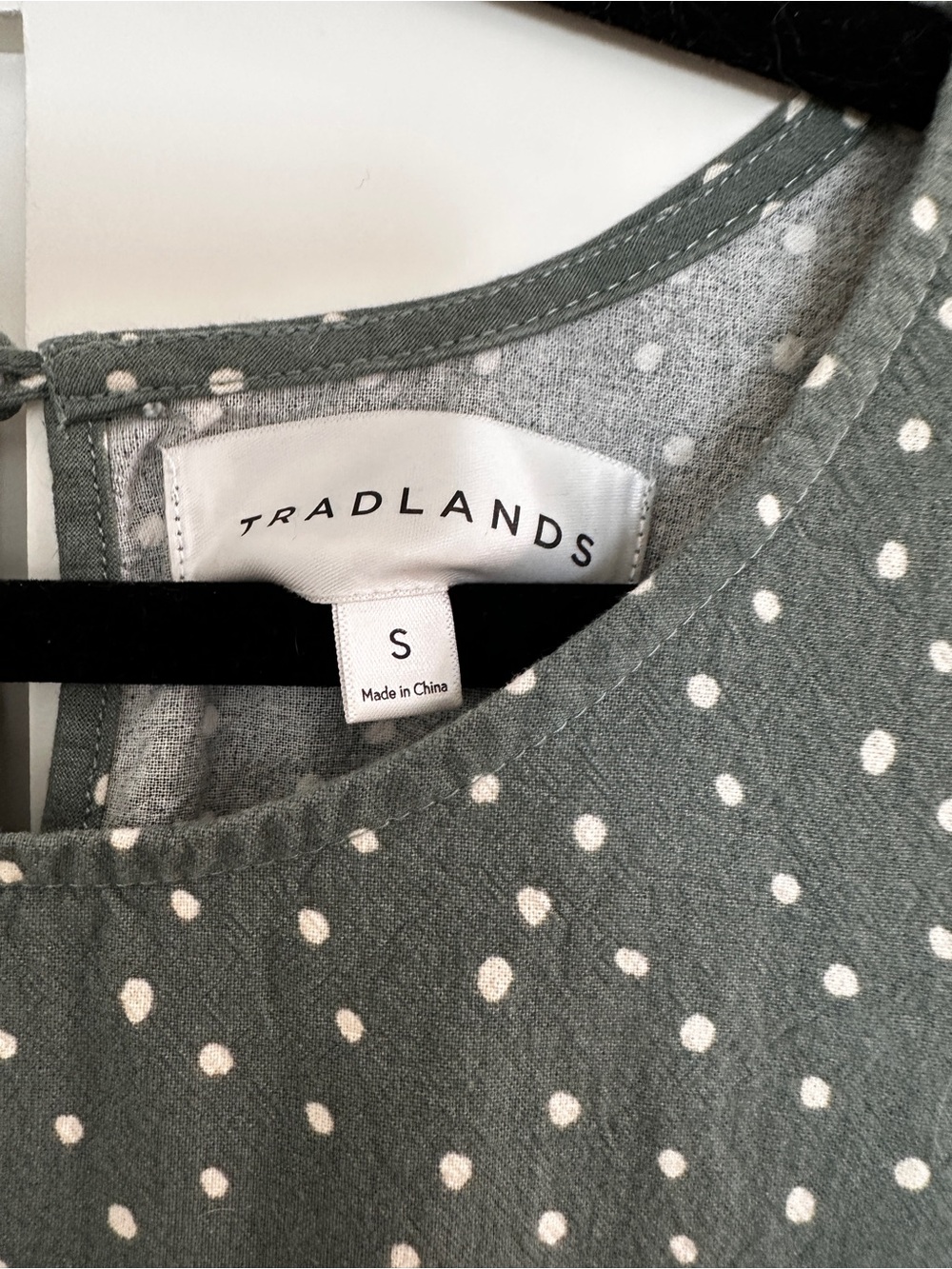 Tradlands Green Polka Dot Tiered Midi Dress - Picture 3 of 7